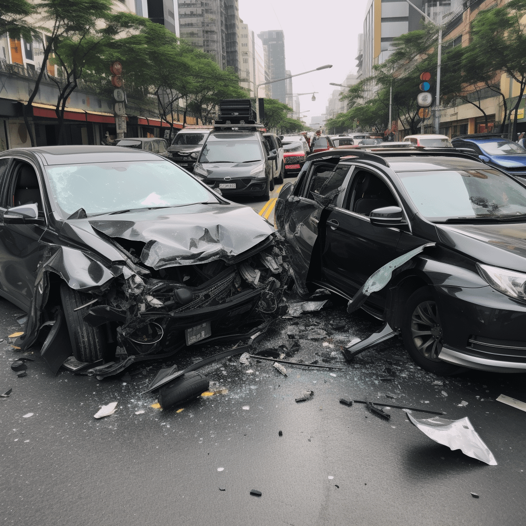 a collision involving two cars